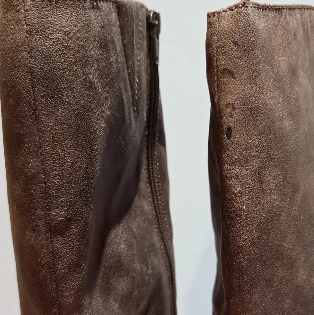 American Rag Women's Kyle Round Toe Wedge Taupe Boots, Size 11M - Picture 10 of 12